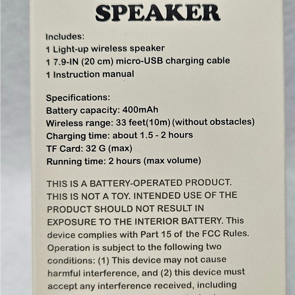 Gay Pride Apparel Wireless Speaker - Black with Rainbow - Picture 3 of 3